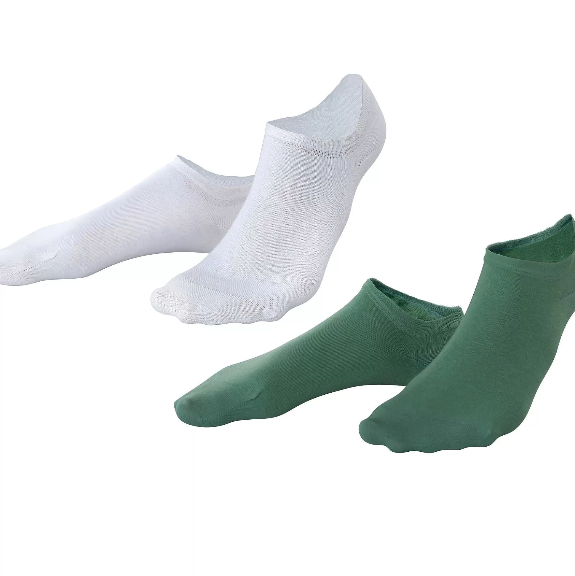 LIVING CRAFTS Abby – Sneaker-Socken, 2Er-Pack Kleeblatt Hot