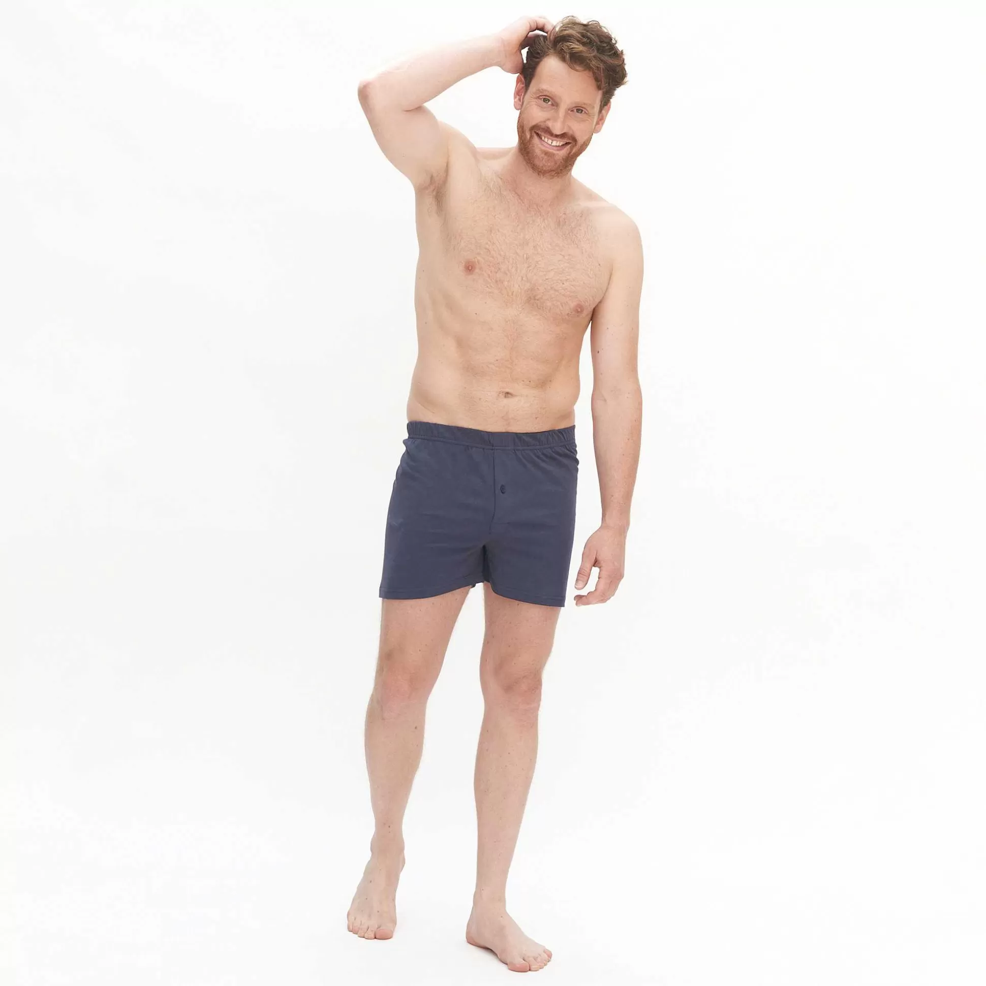 LIVING CRAFTS Ben – Boxershorts Marinegraphit Outlet