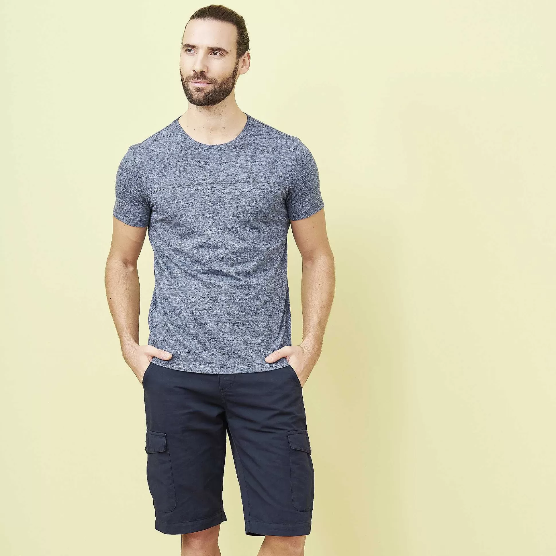 LIVING CRAFTS Cedric – Bermudashorts Tintenblau Discount