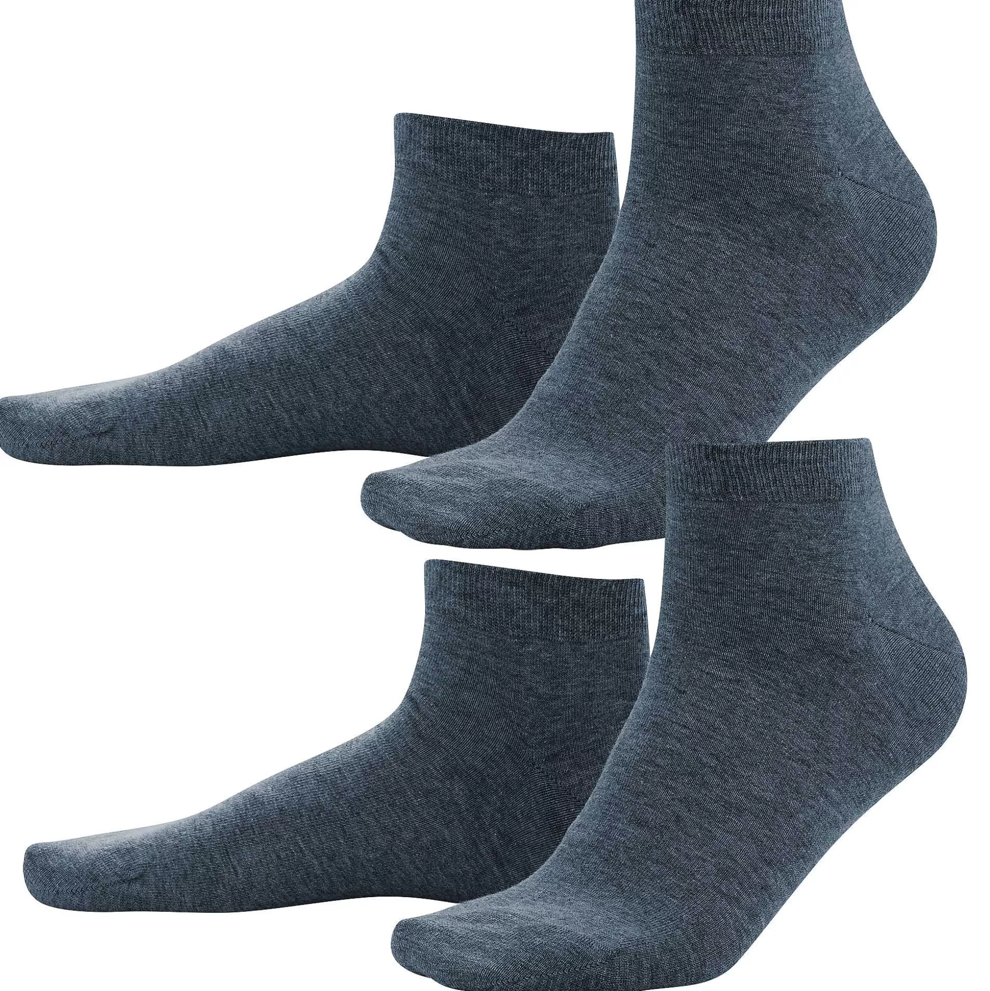 LIVING CRAFTS Curt – Sneaker-Socken, 2Er-Pack Dunkles Marineblau Fashion