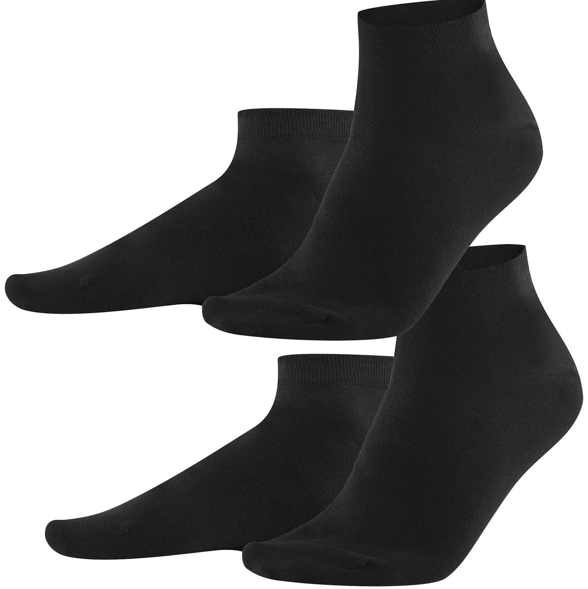 LIVING CRAFTS Curt – Sneaker-Socken, 2Er-Pack Schwarz Discount