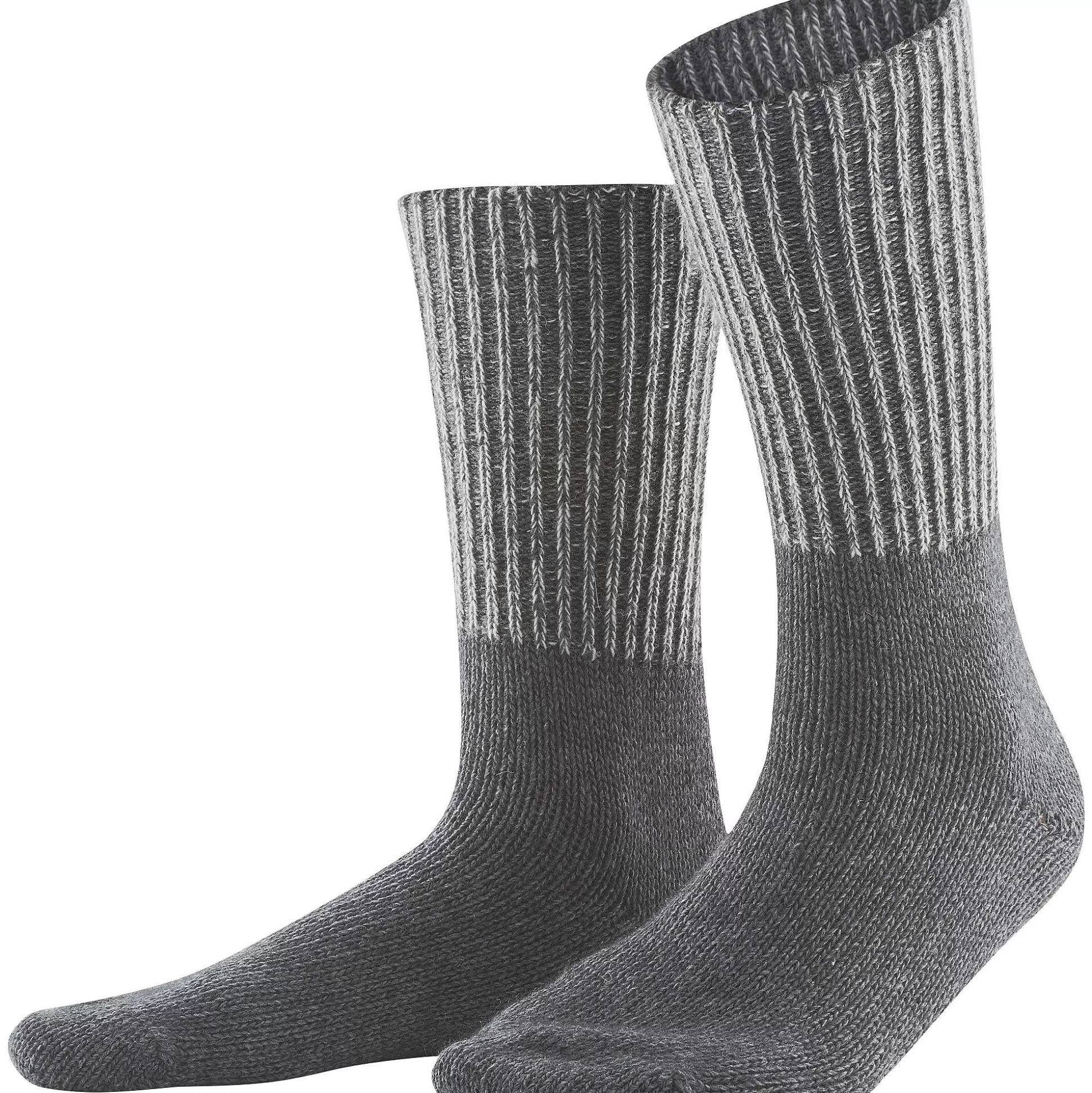 LIVING CRAFTS Damenke - Socken Anthra Melange Cheap