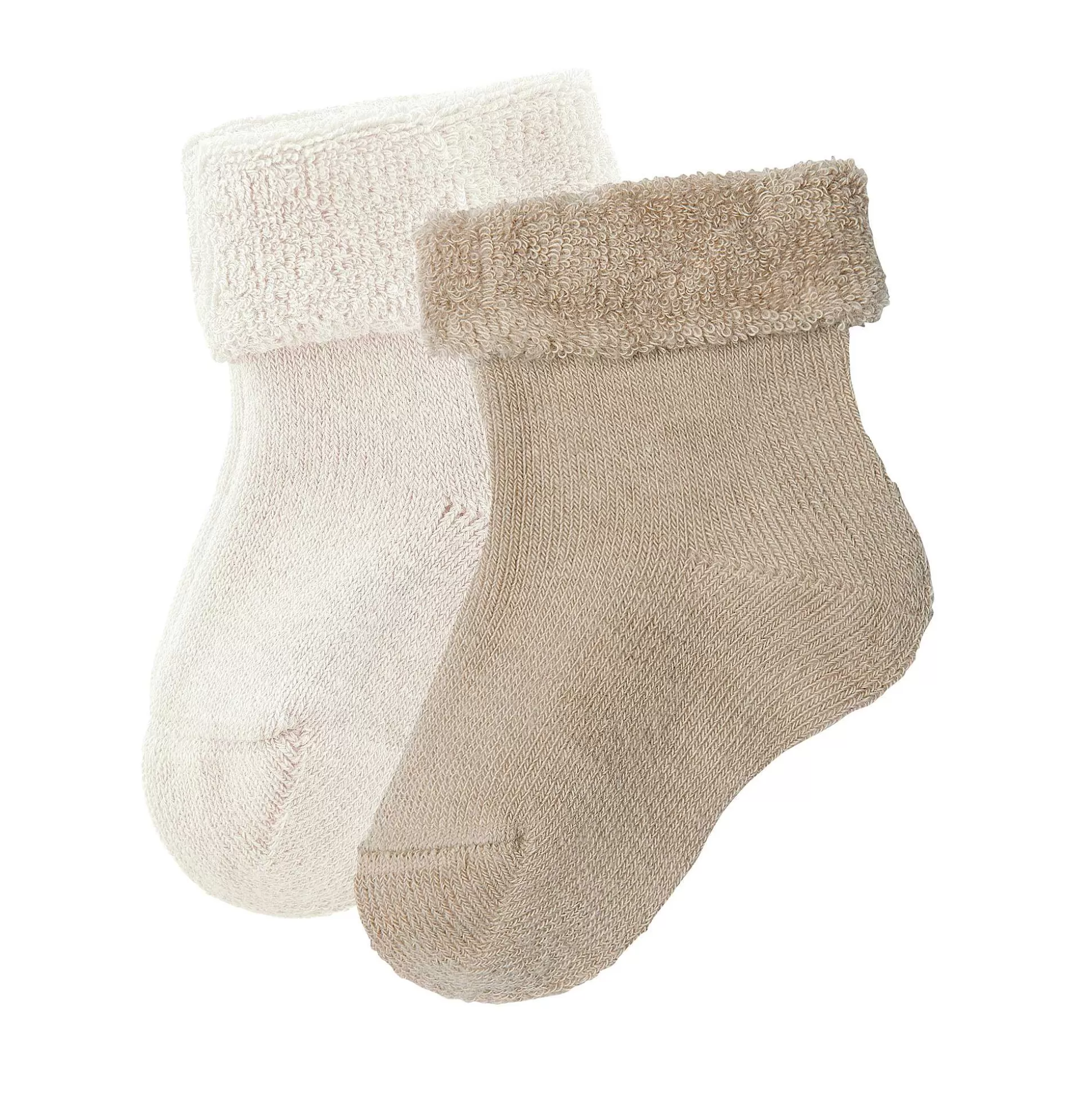 LIVING CRAFTS Gecko – Pluschsocken, 2Er-Pack Natur/Taupe Fashion