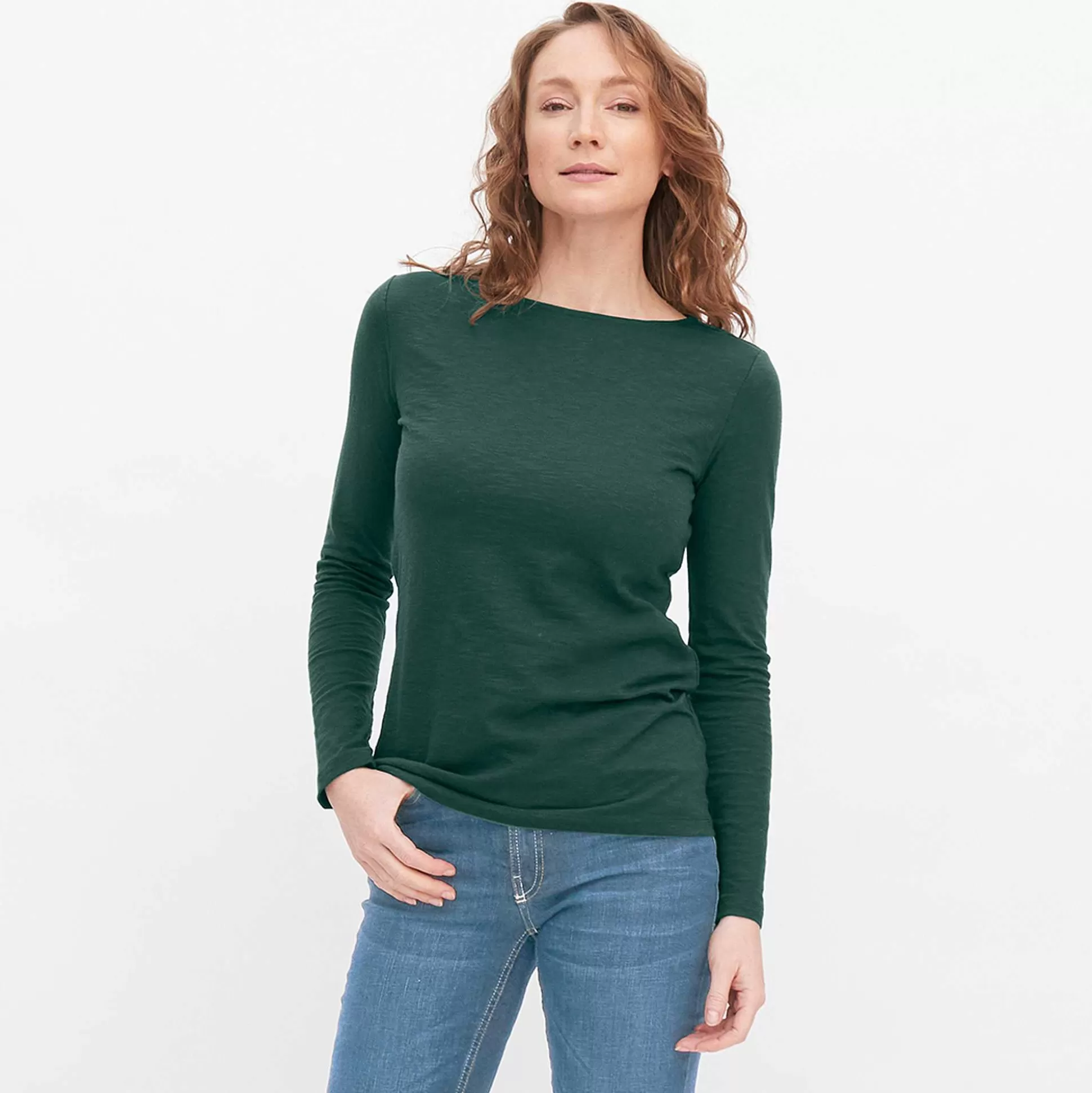 LIVING CRAFTS Hilla - Langarmshirt Einhomeischer Wald Flash Sale