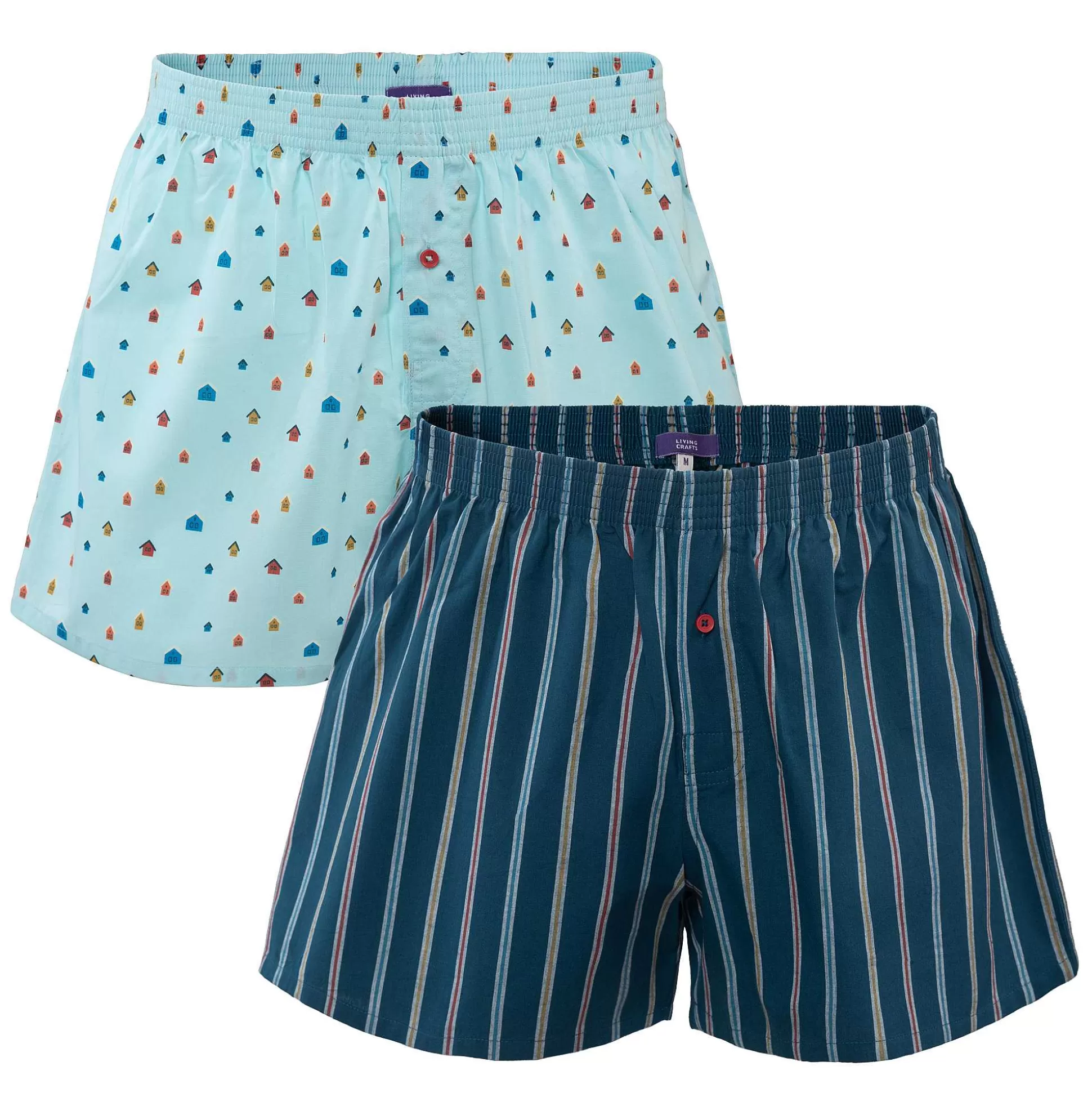 LIVING CRAFTS Keith – Boxershorts, 2Er-Pack Nordischer Fjord Store