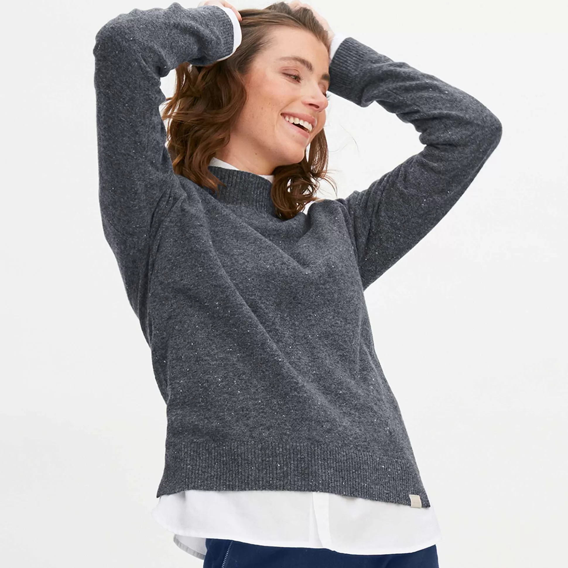 LIVING CRAFTS Laina - Pullover Rauch Fashion