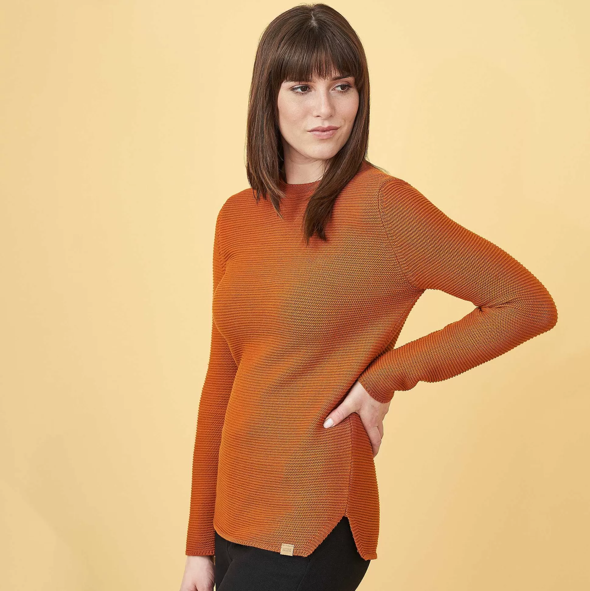 LIVING CRAFTS Lapis - Pullover Zimt Clearance