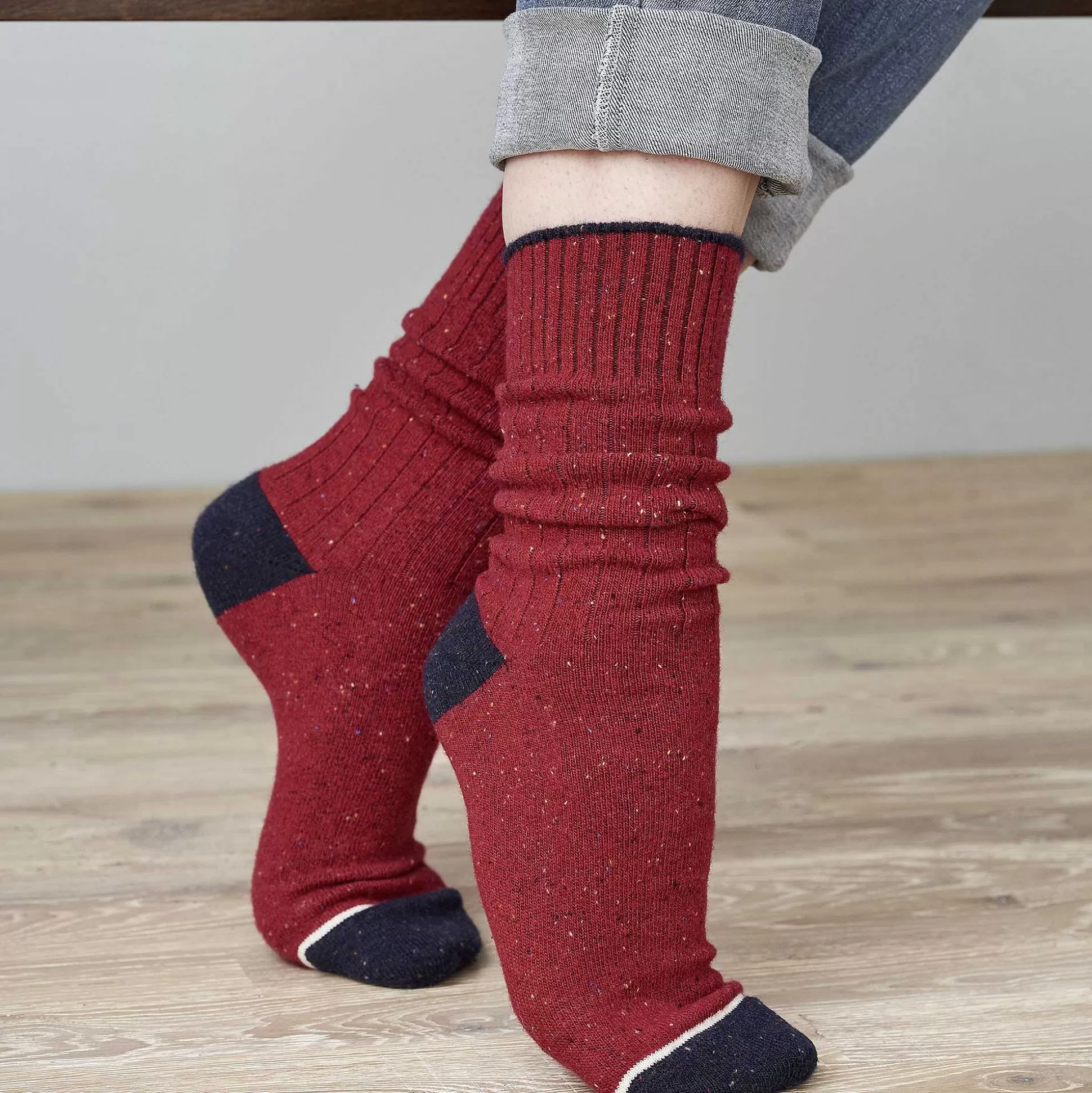 LIVING CRAFTS Lorin - Socken Lava Best Sale