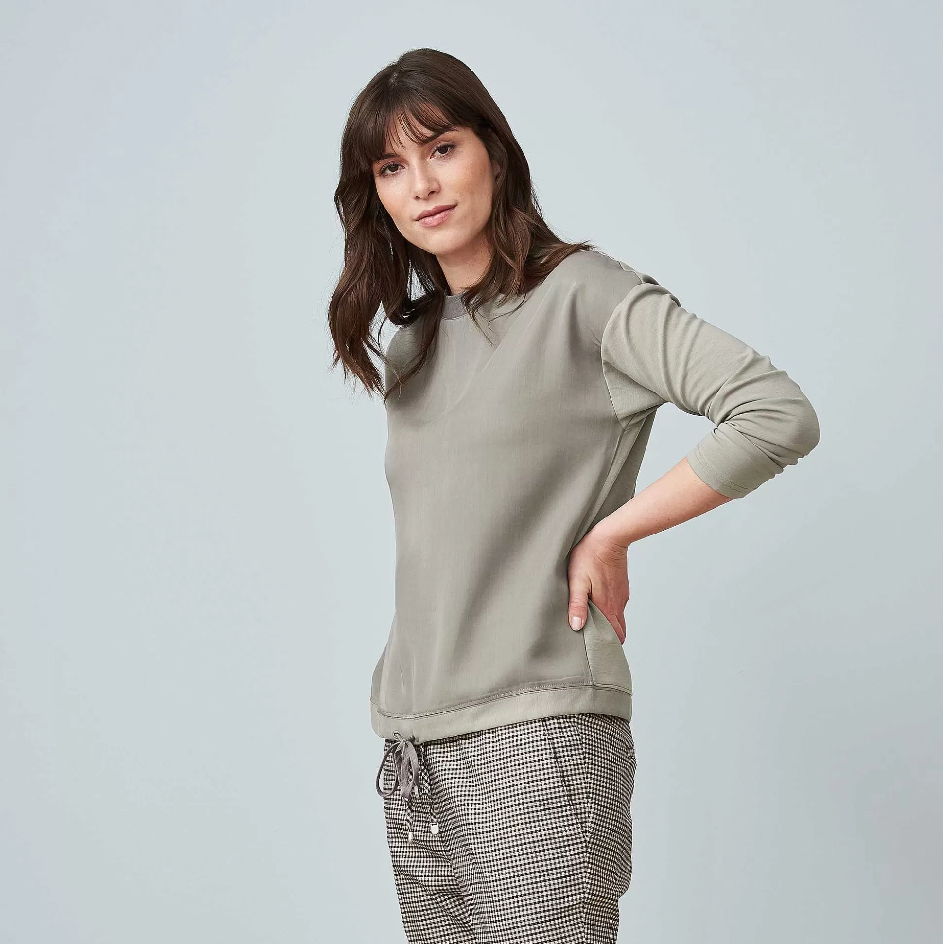 LIVING CRAFTS Luisa - Unisex-Sweatshirt Taupe Discount