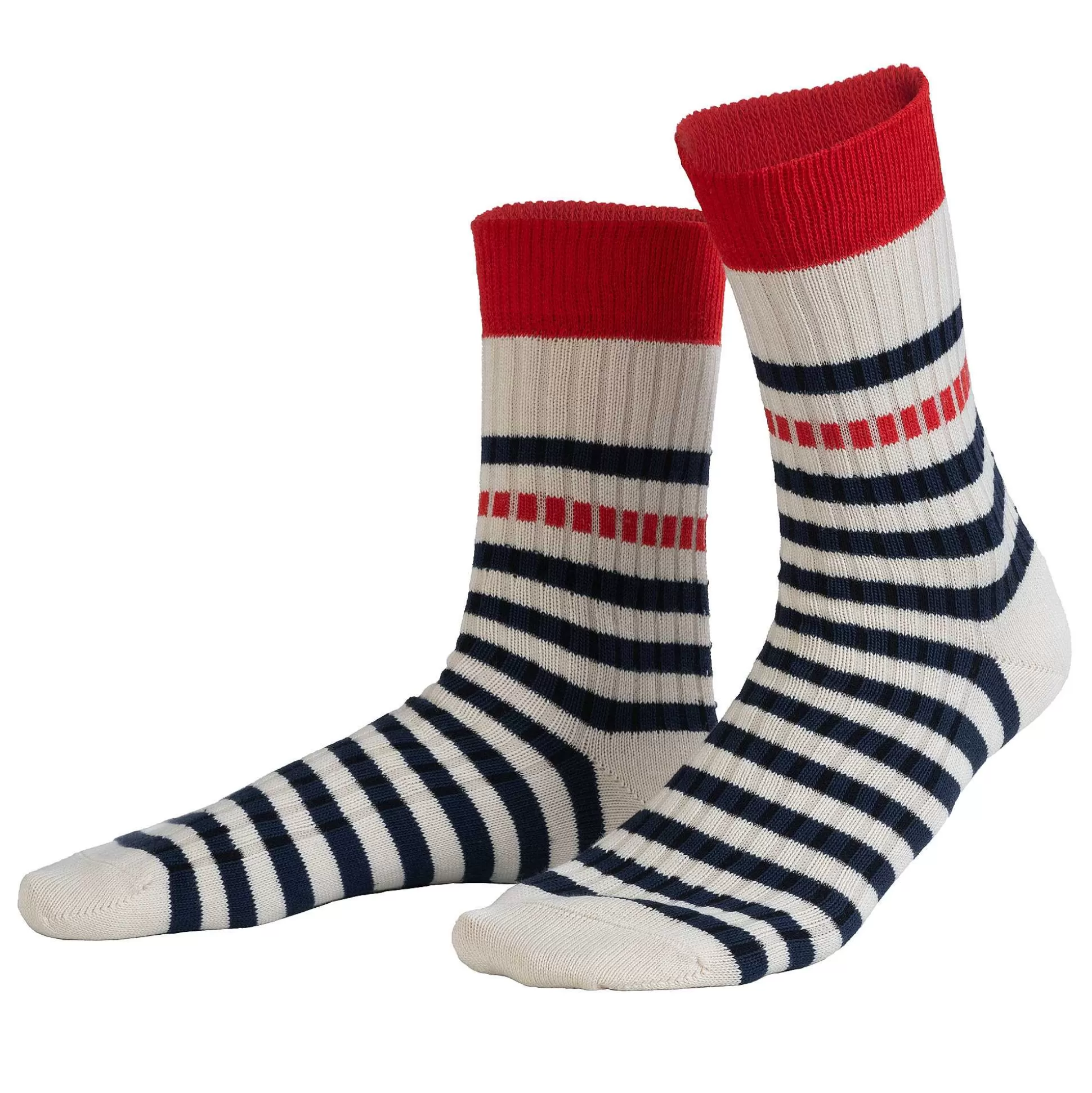 LIVING CRAFTS Maris - Socken Marine/Natur Online