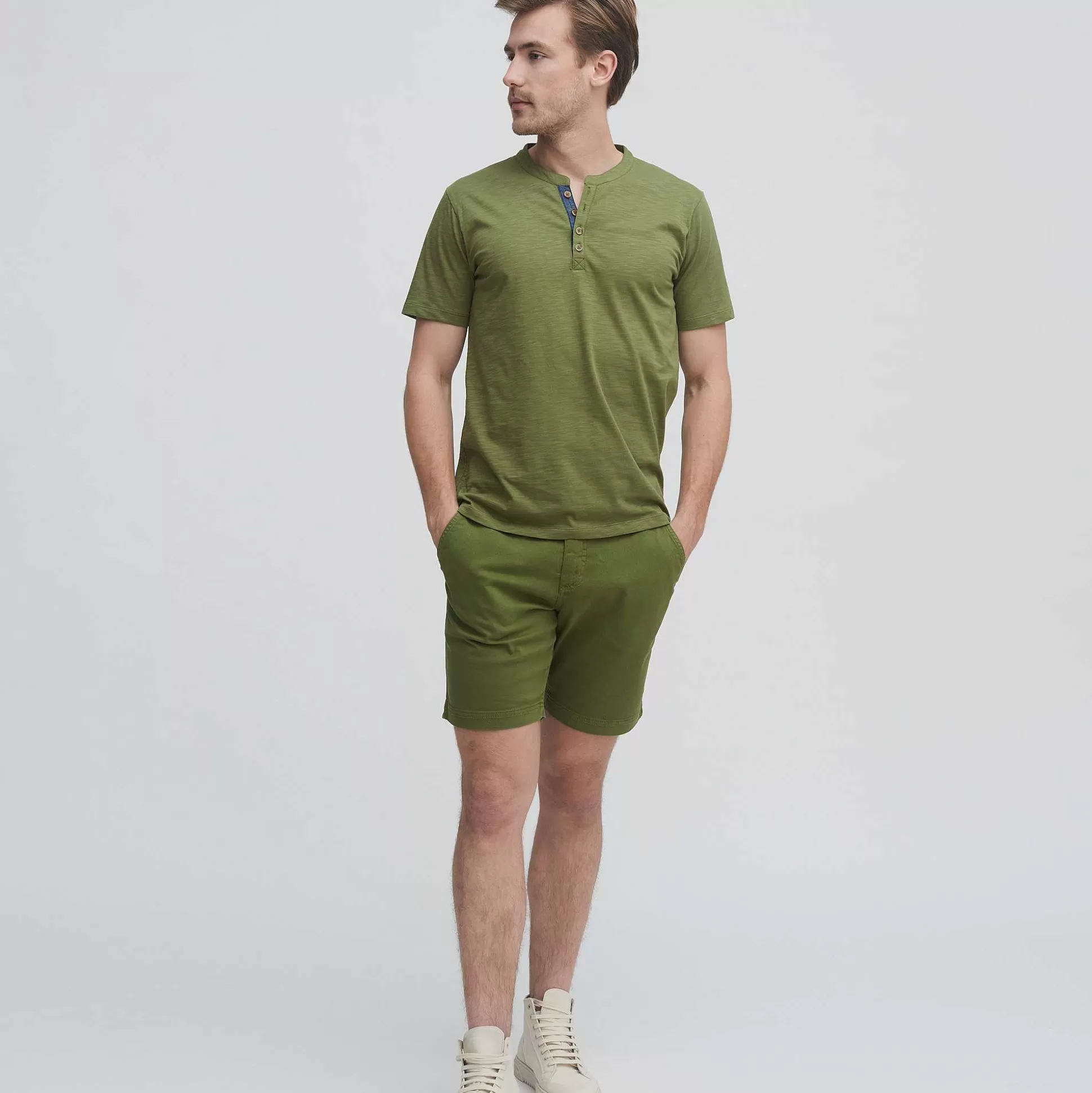 LIVING CRAFTS Mika - Bermudashorts Olive Outlet