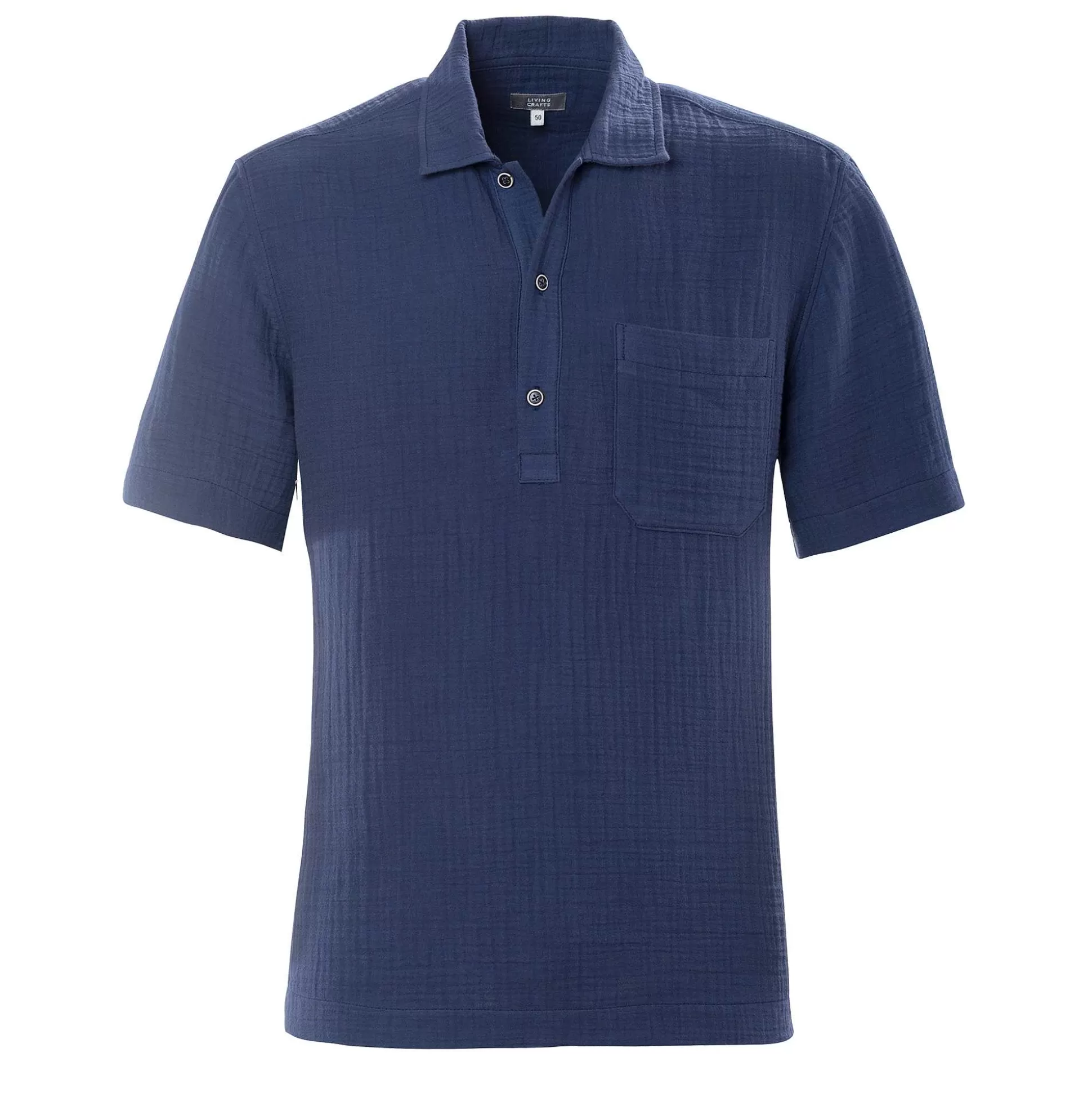 LIVING CRAFTS Miquel - Poloshirt Tintenblau New