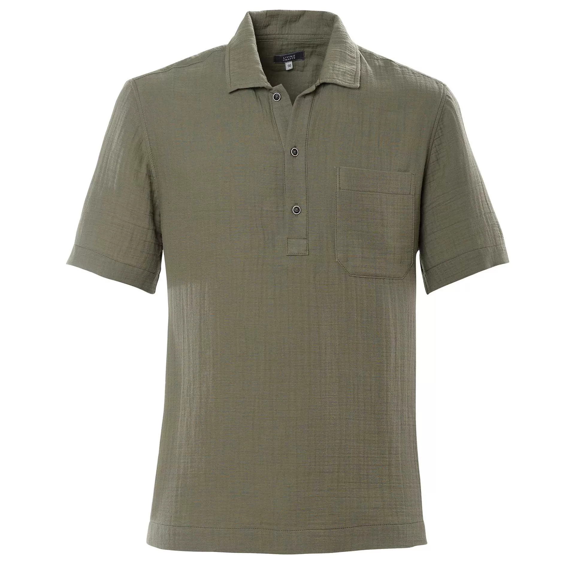 LIVING CRAFTS Miquel - Poloshirt Helles Khaki Store