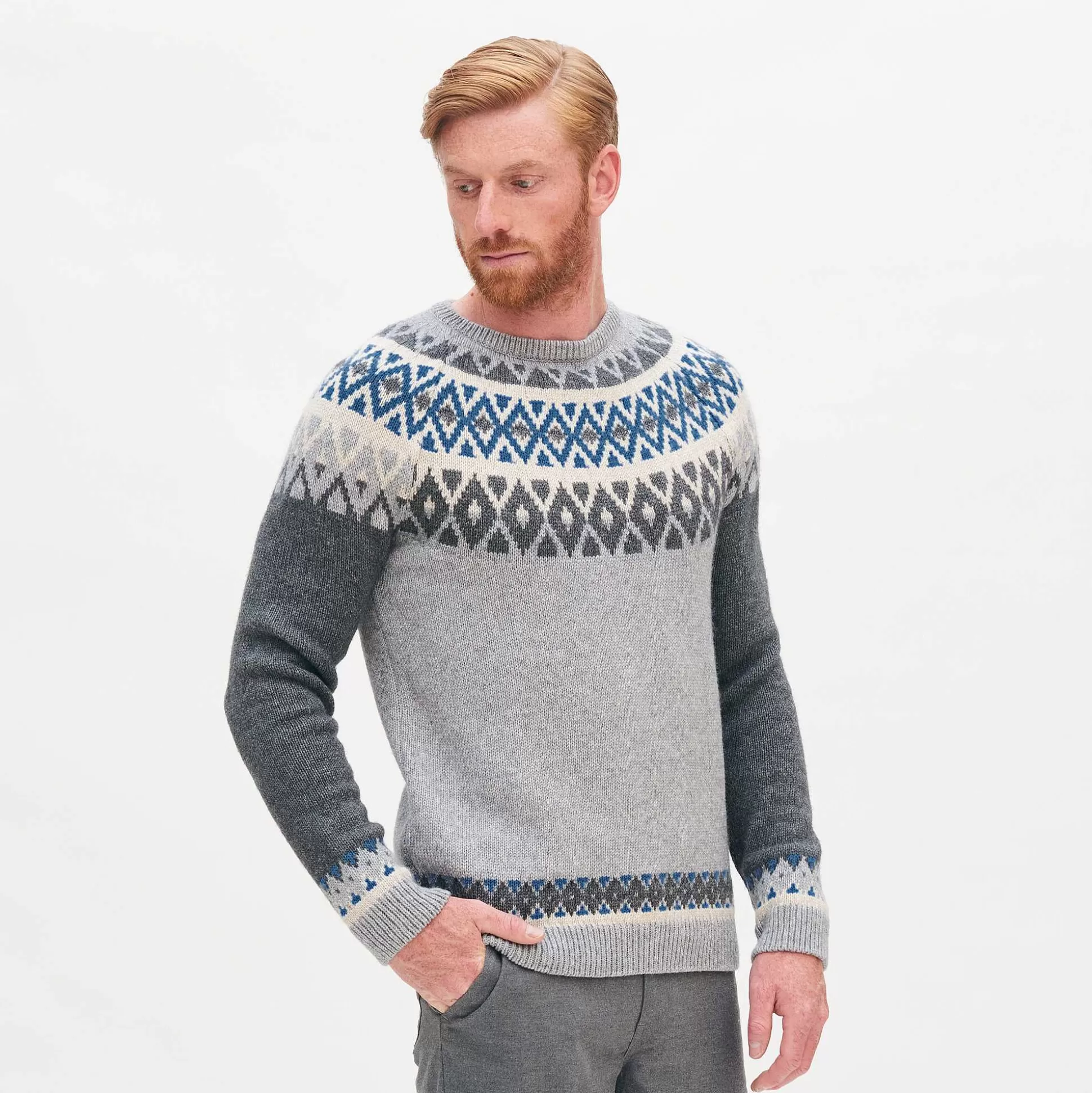 LIVING CRAFTS Neo - Pullover Nordisches Muster Fashion