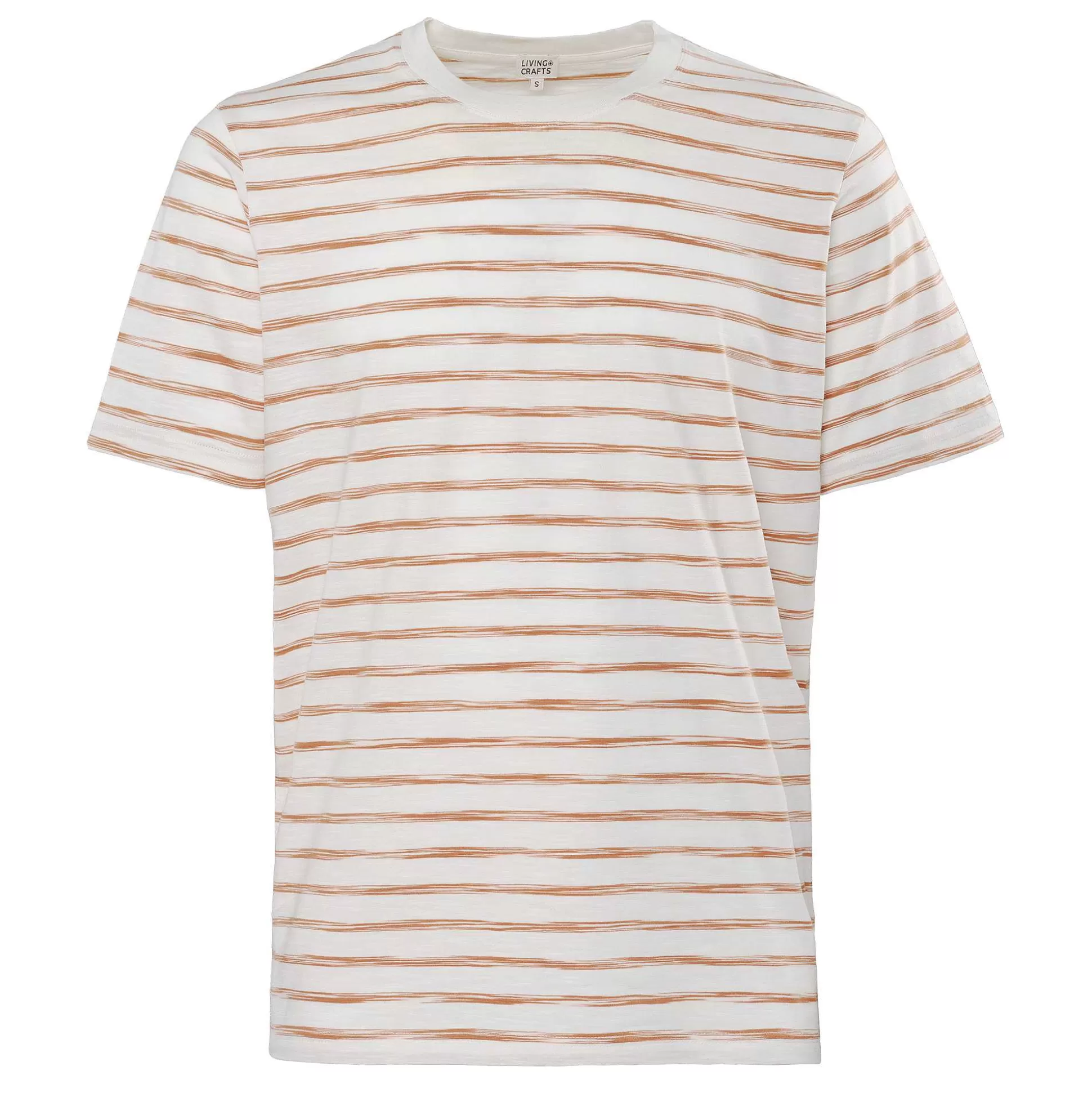 LIVING CRAFTS Odin - T-Shirt Rohes Siena/Offwhite Sale