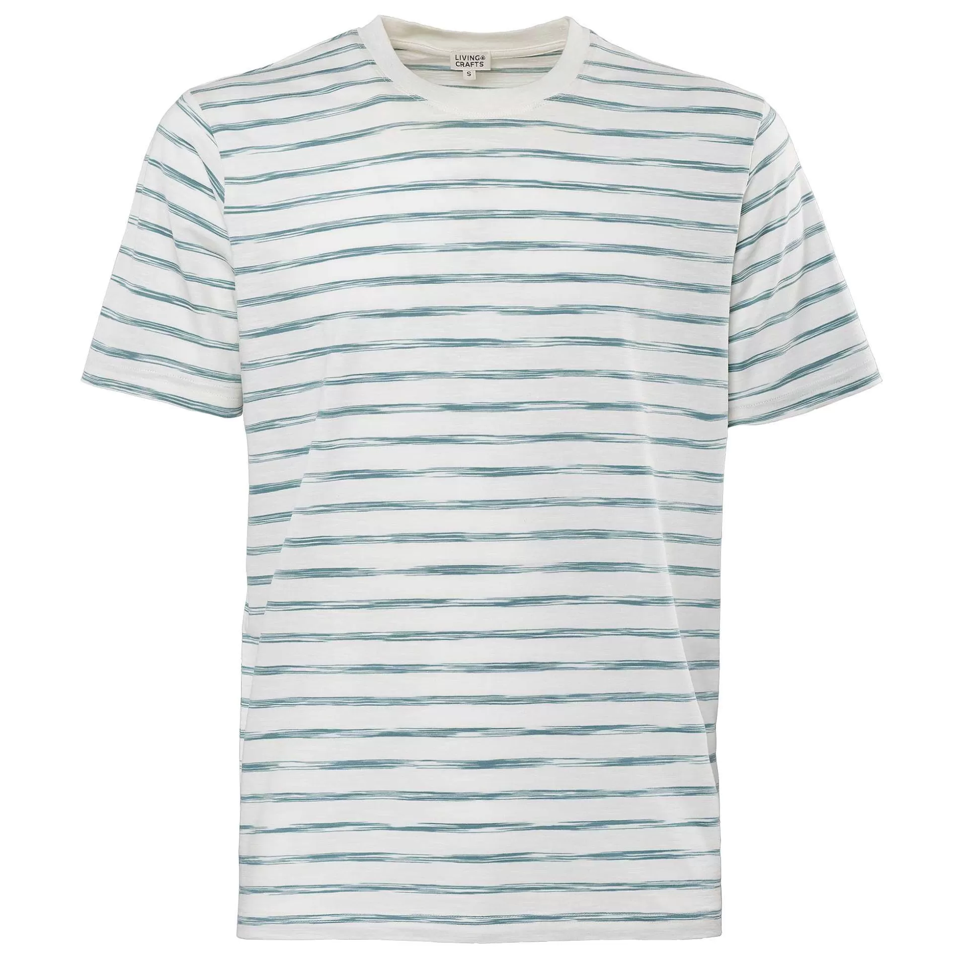 LIVING CRAFTS Odin - T-Shirt Reef Waters/Offwhite Clearance