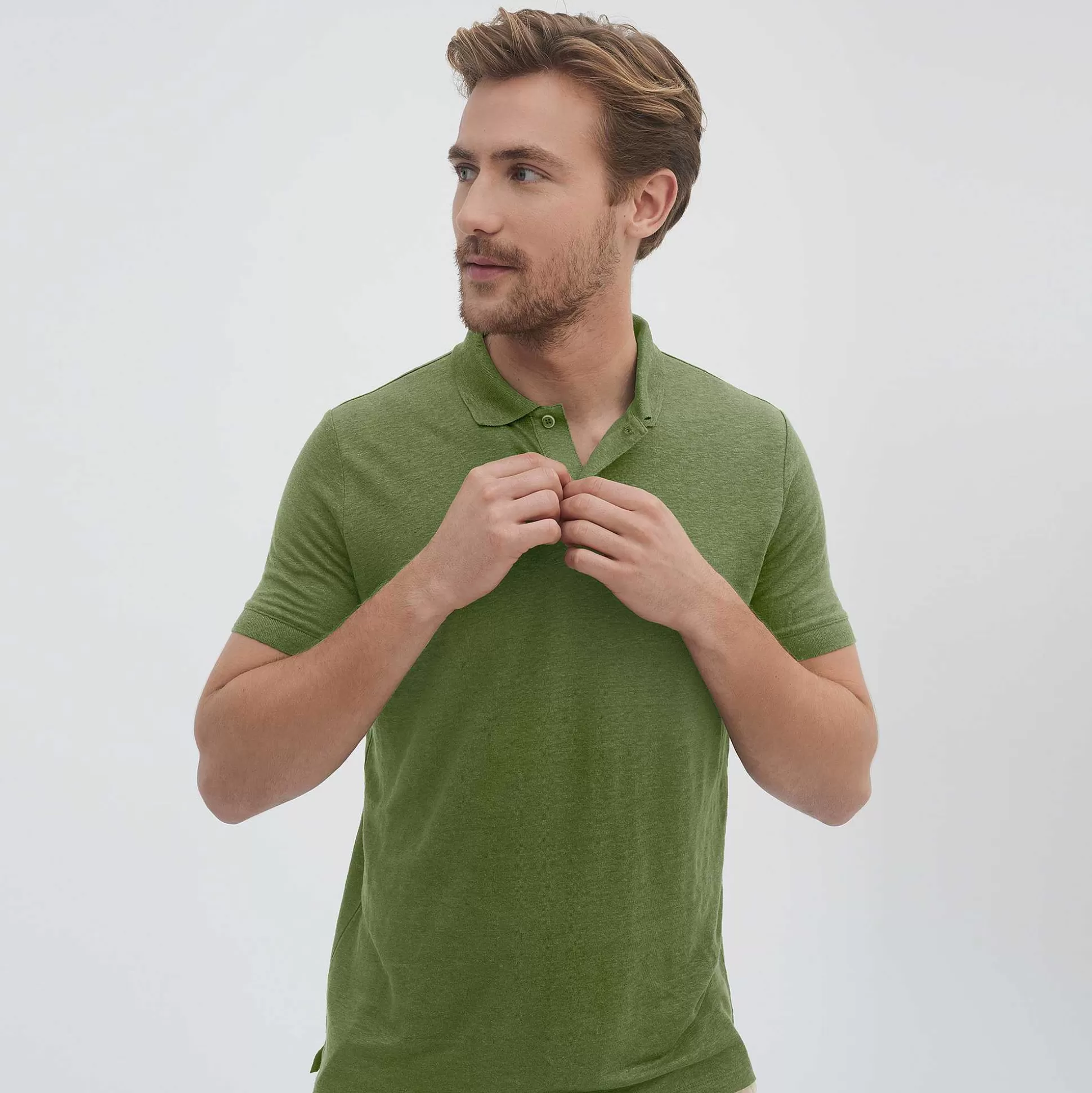 LIVING CRAFTS Ole - Poloshirt Olive Discount