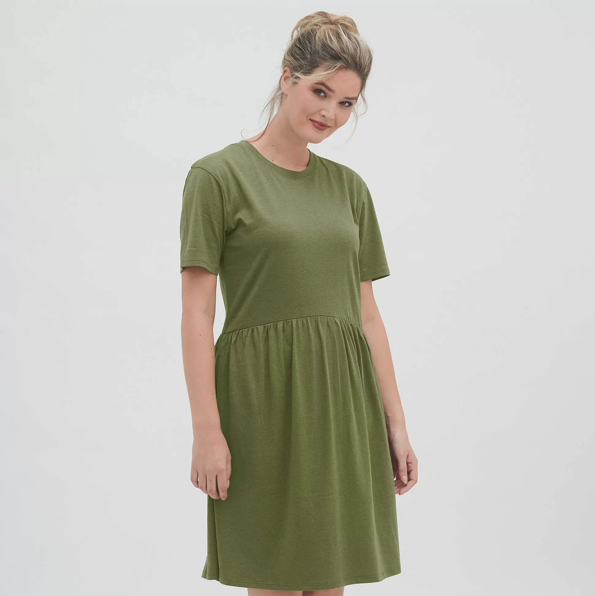 LIVING CRAFTS Onika - Kleid Olive Flash Sale