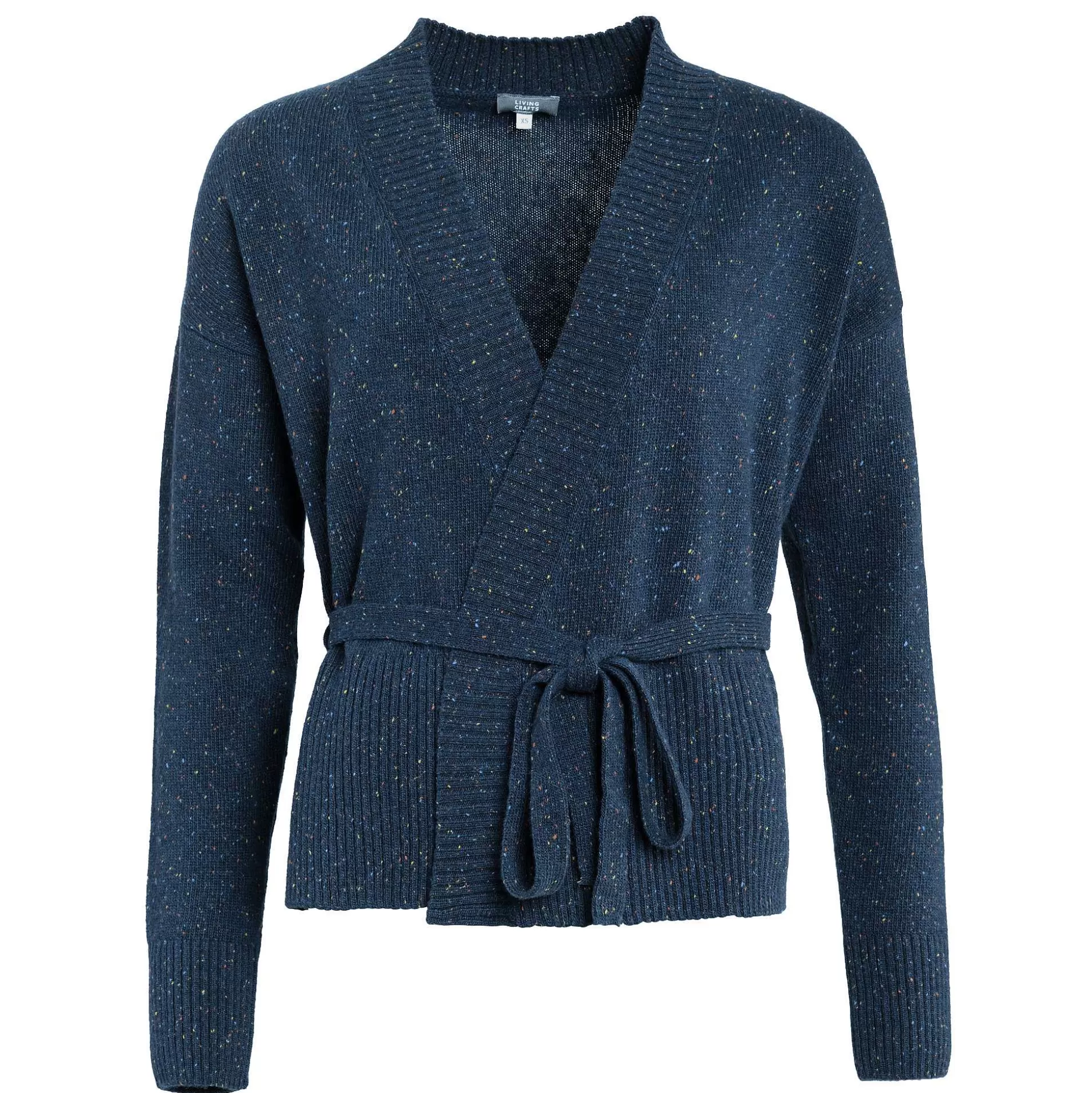 LIVING CRAFTS Pacita - Kimonojacke Tintenblau Flash Sale