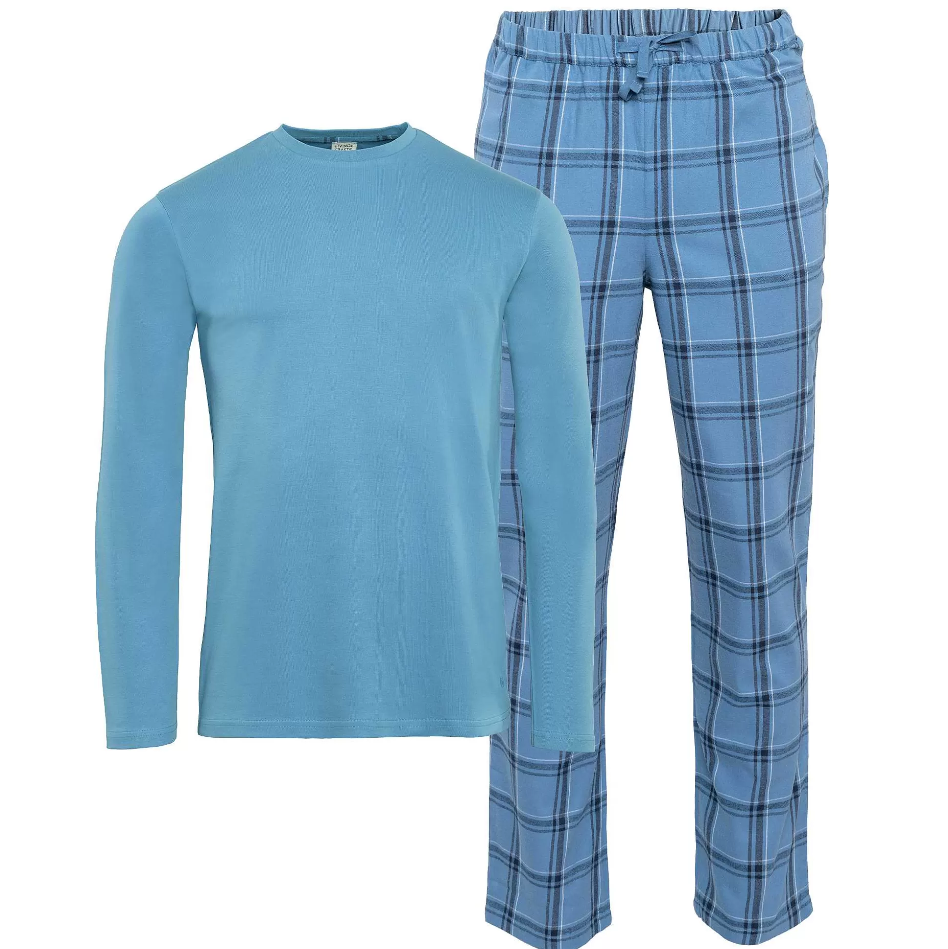 LIVING CRAFTS Pekka - Pyjamas Blauer Schattencheck Best