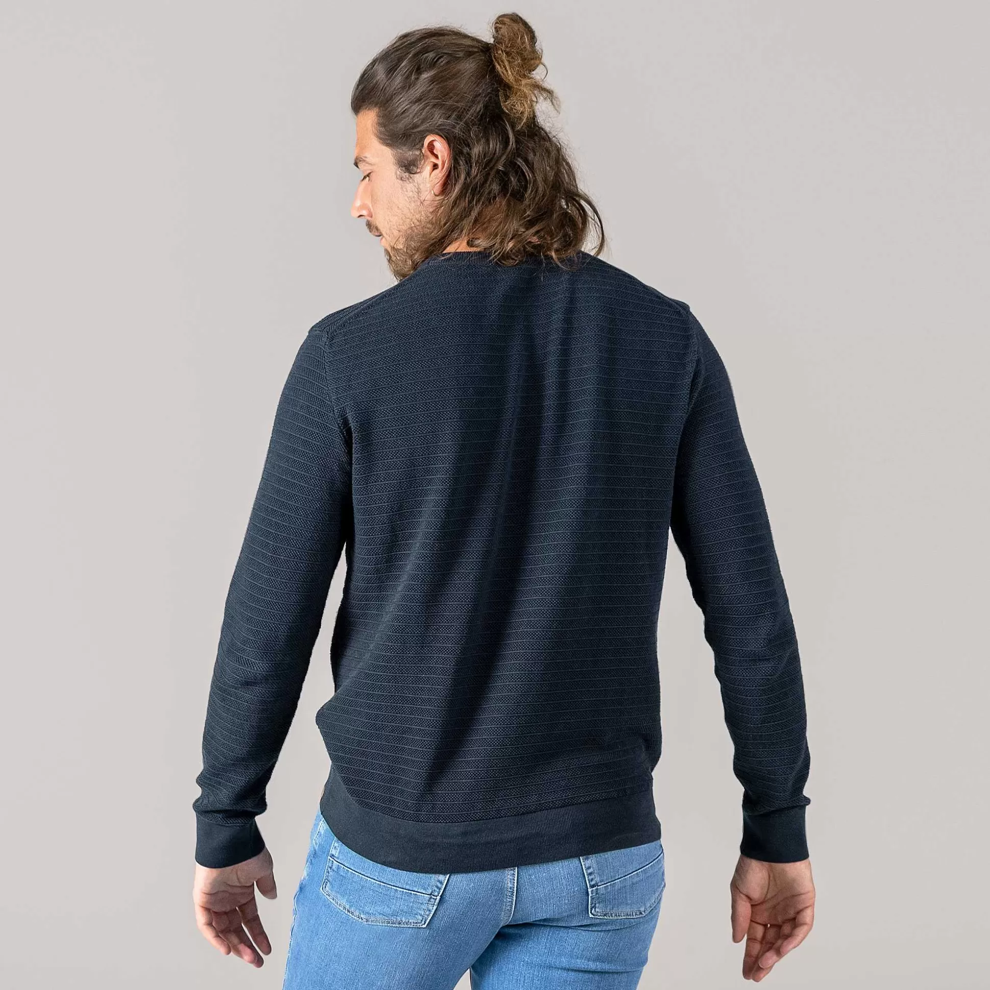 LIVING CRAFTS Pietro - Pullover Mitternacht Fashion